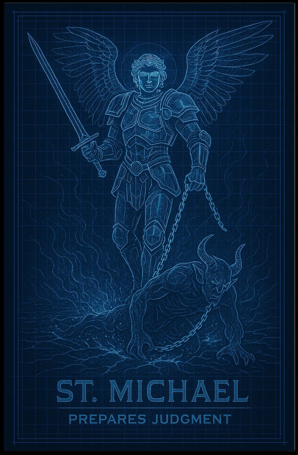 St. Michael Prepares Judgment Poster