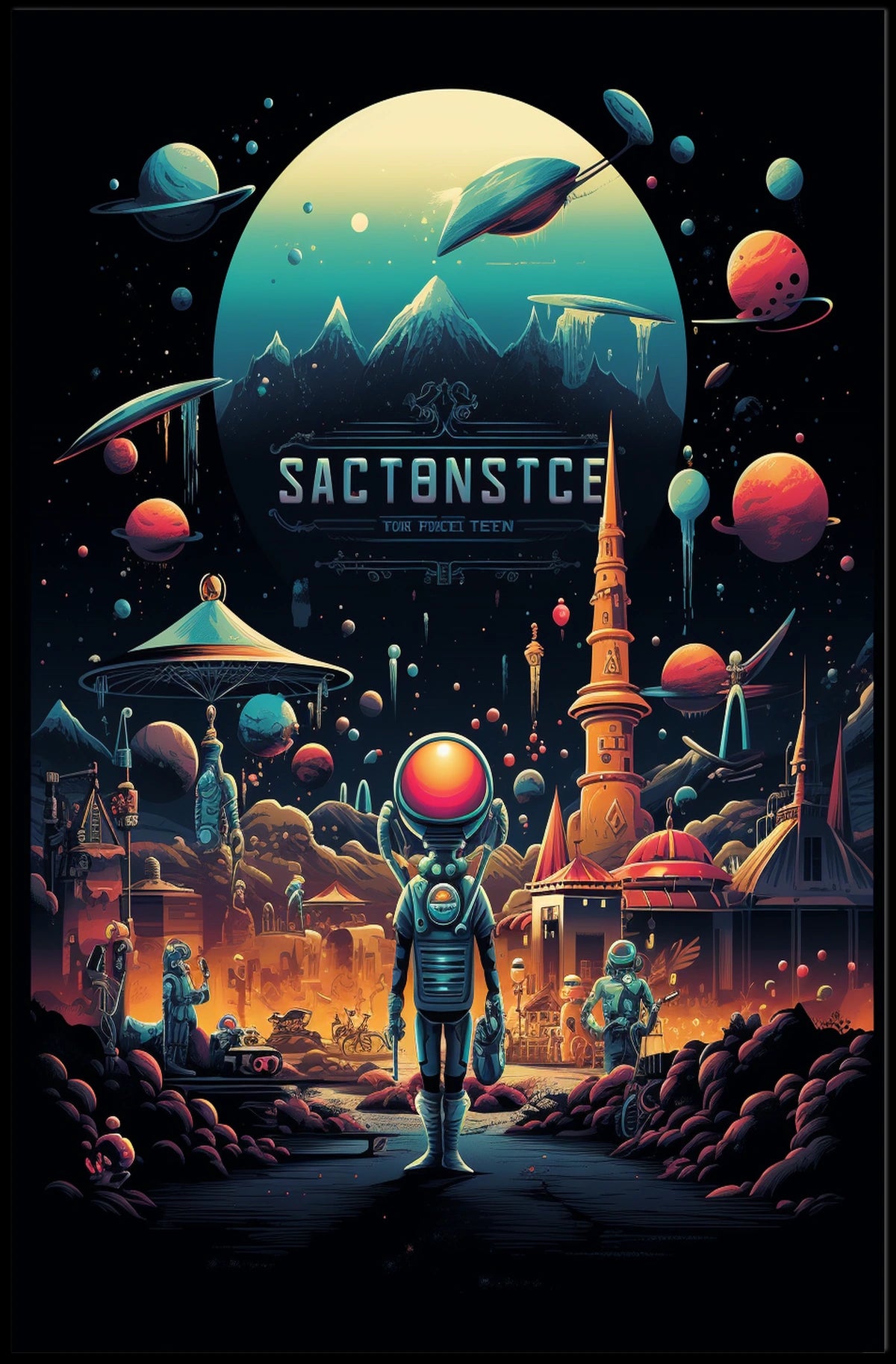 Galactic Exploration Adventure Poster