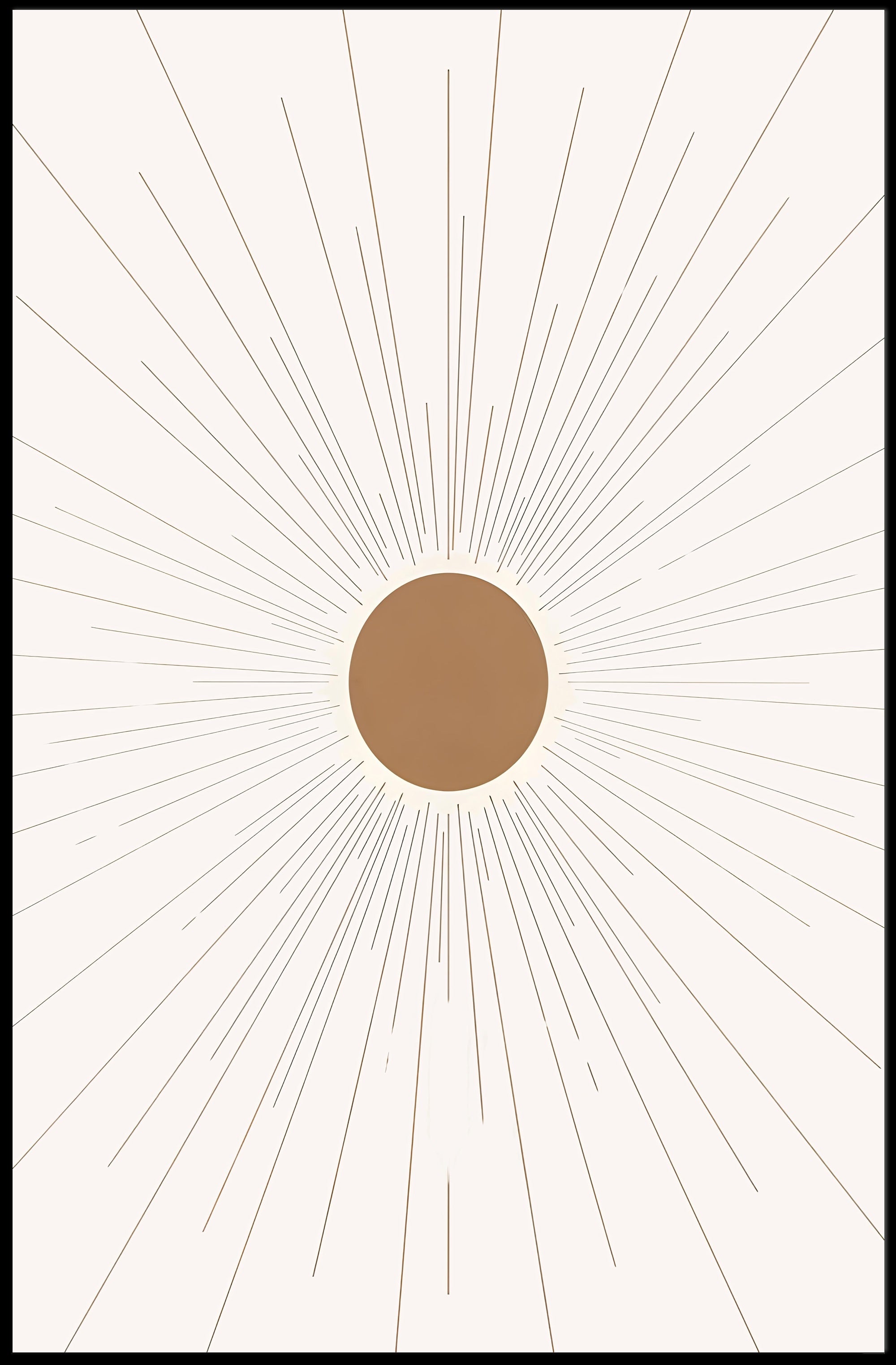 Radiant Sunburst Poster