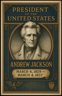 Andrew Jackson 7th President Poster