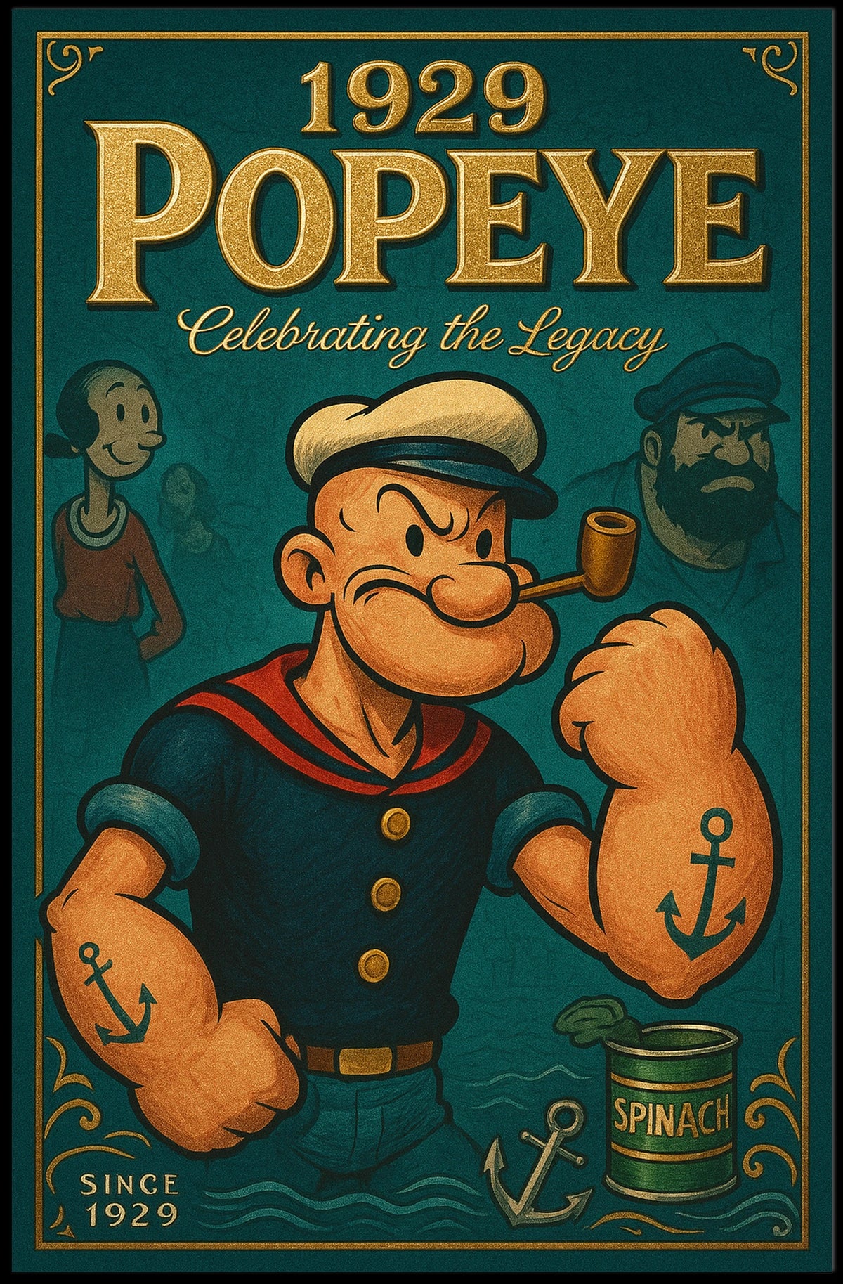 Popeye 1929 Art Poster POP-69