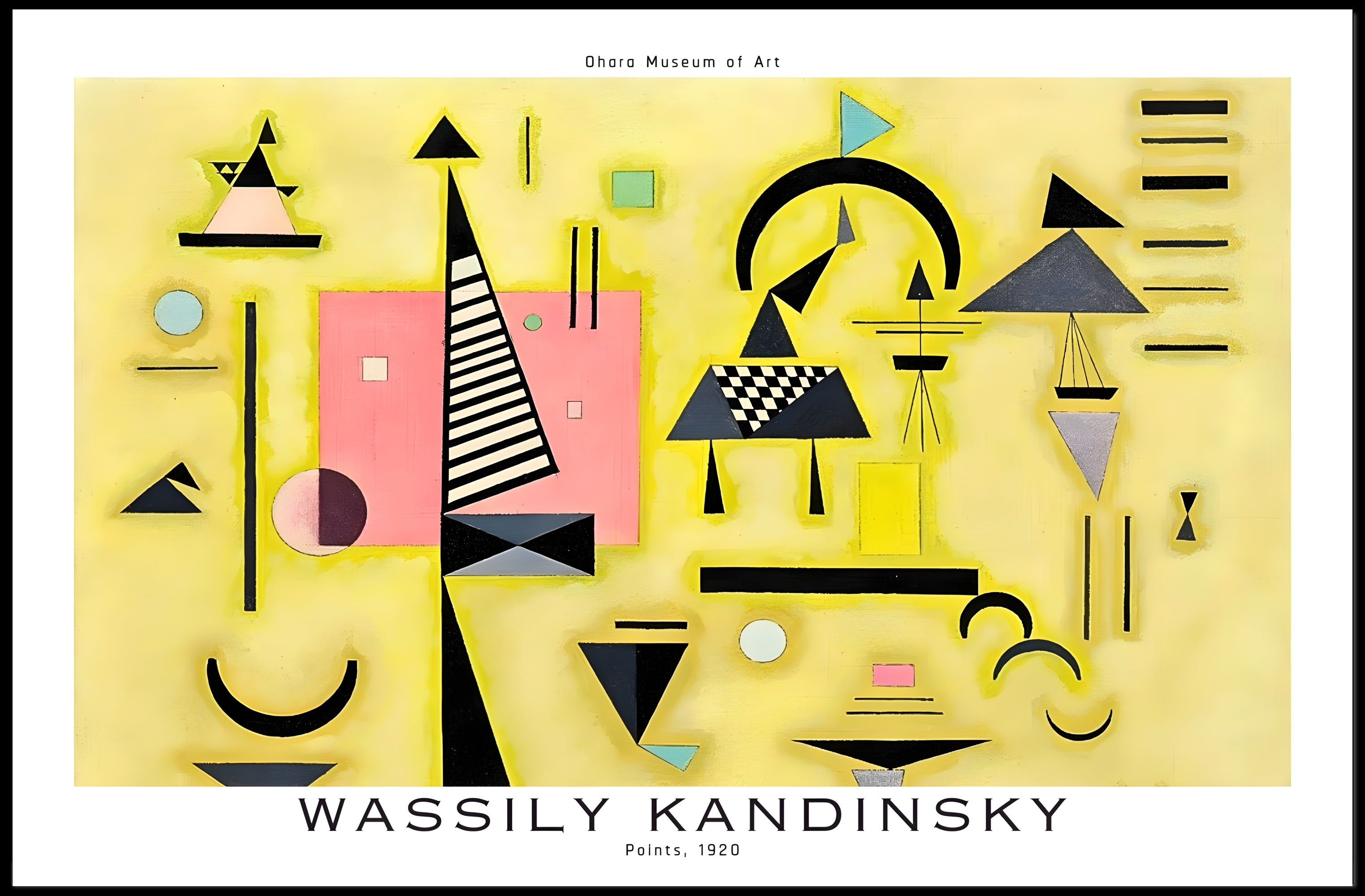 Wassily Kandinsky Points 1920 Poster