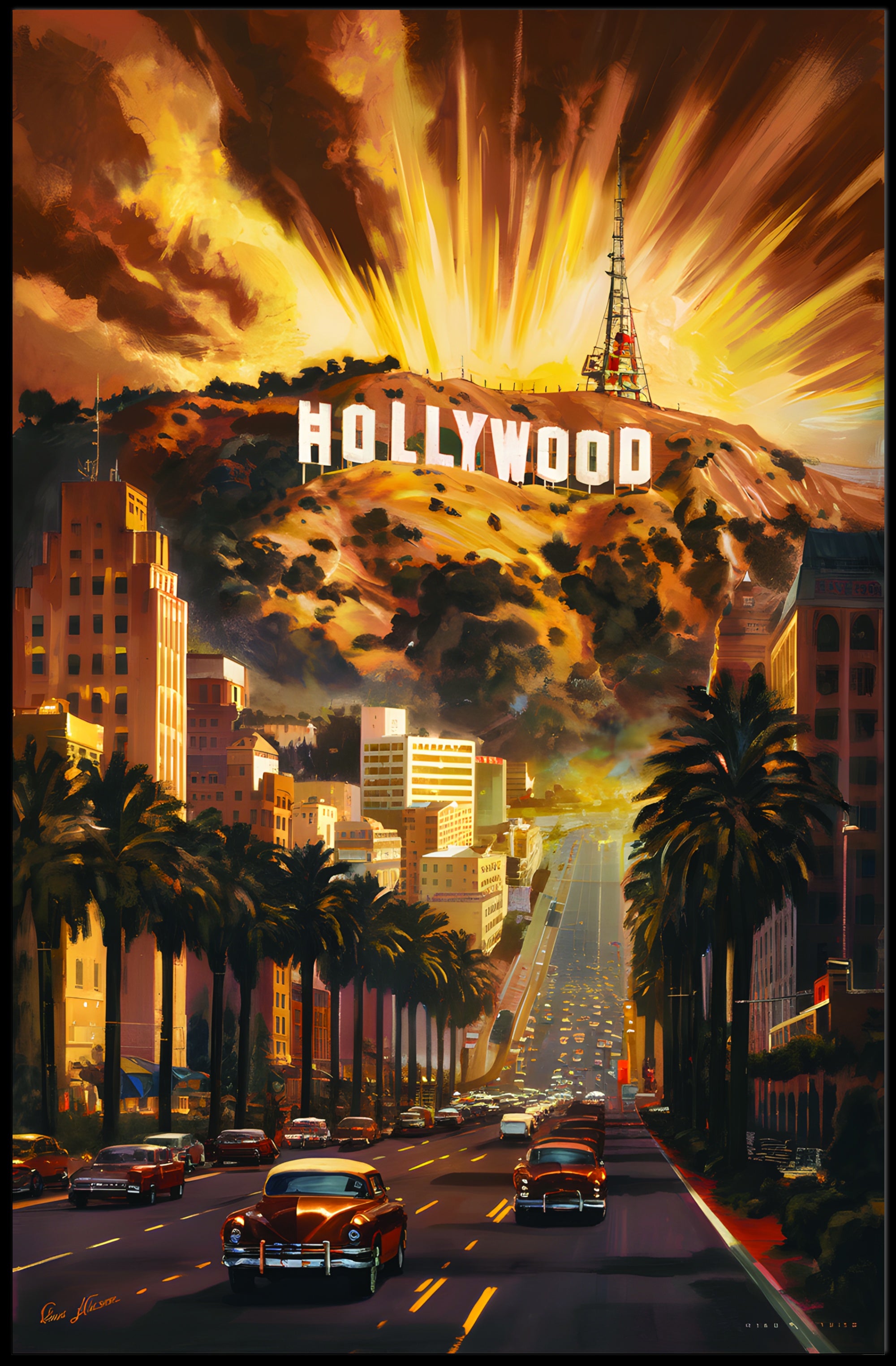 Hollywood Explosion Poster