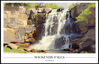 MacKenzie Falls Tranquil Beauty Travel Poster