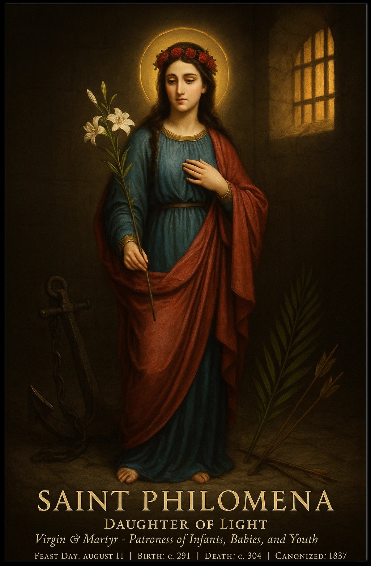 St. Philomena Poster