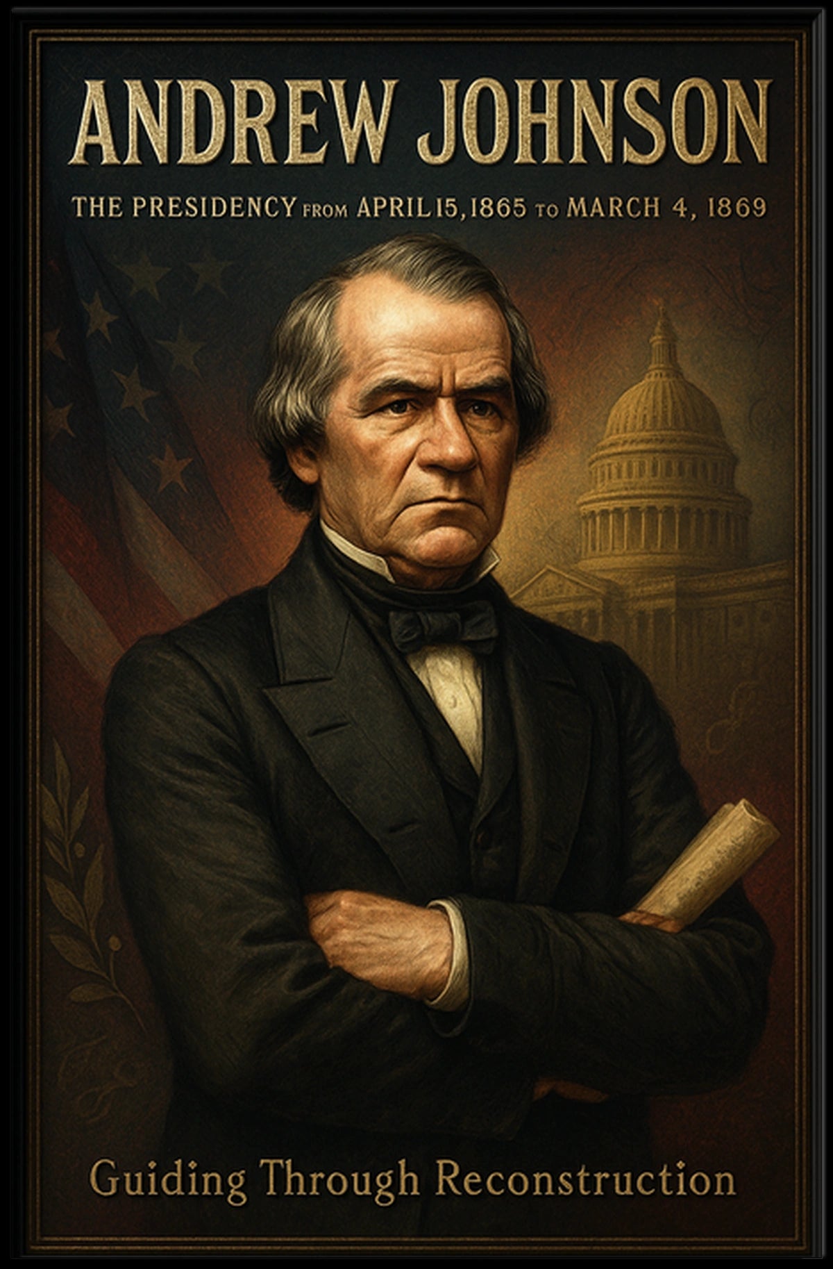 Andrew Johnson 17th President Poster