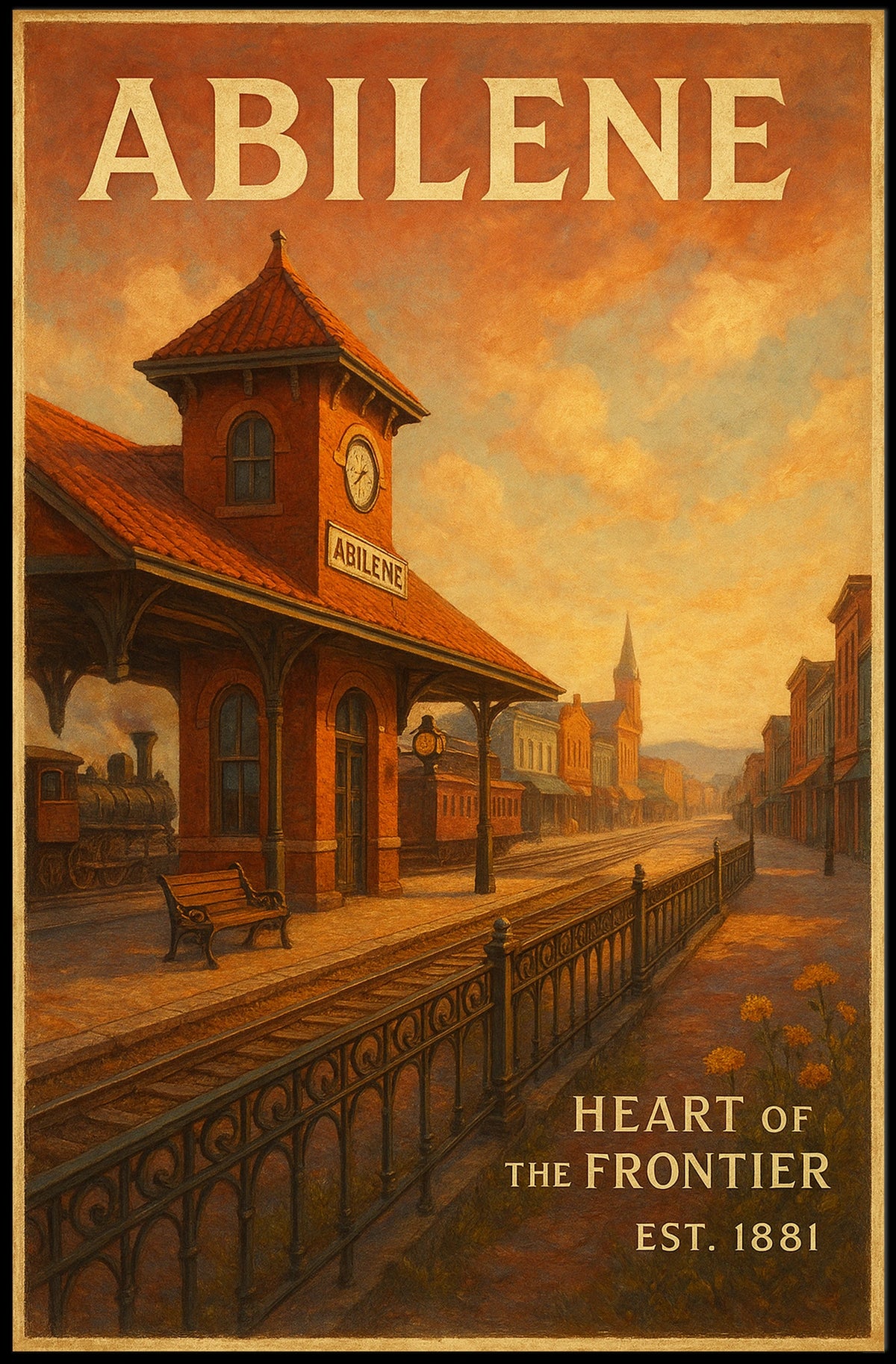 Abilene Heart of the Frontier Poster