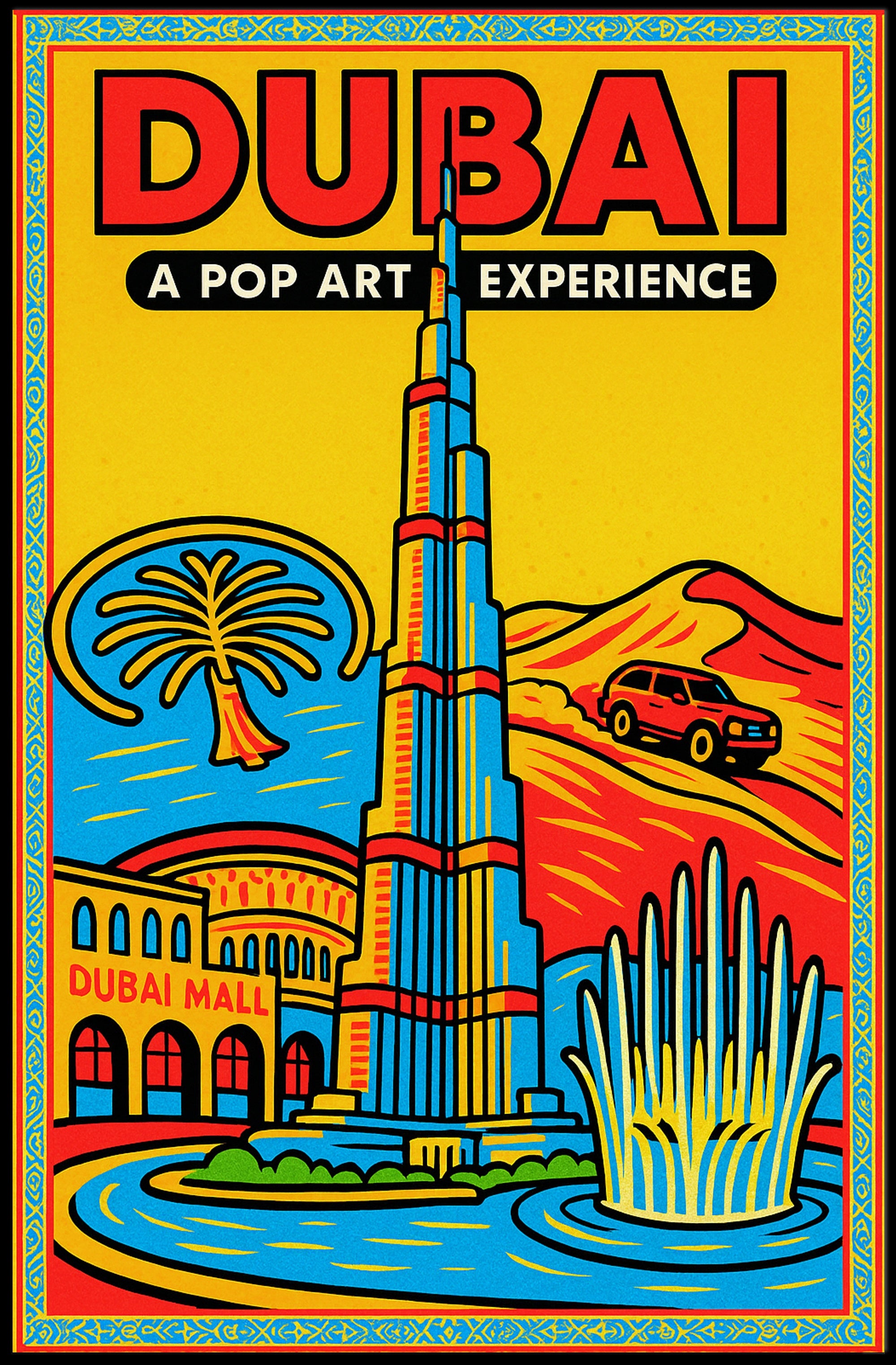 Dubai A Pop Art Experience Poster