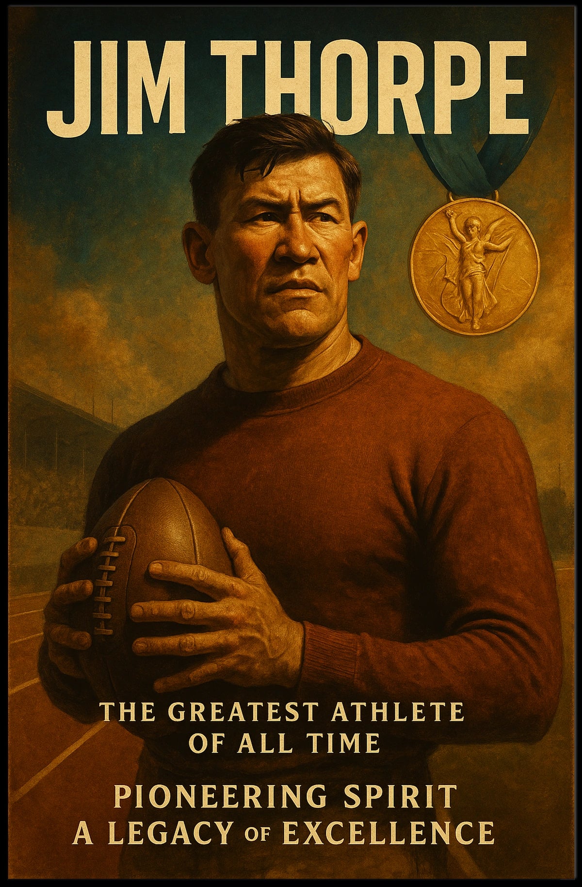 Jim Thorpe A Legacy of Excellence Poster