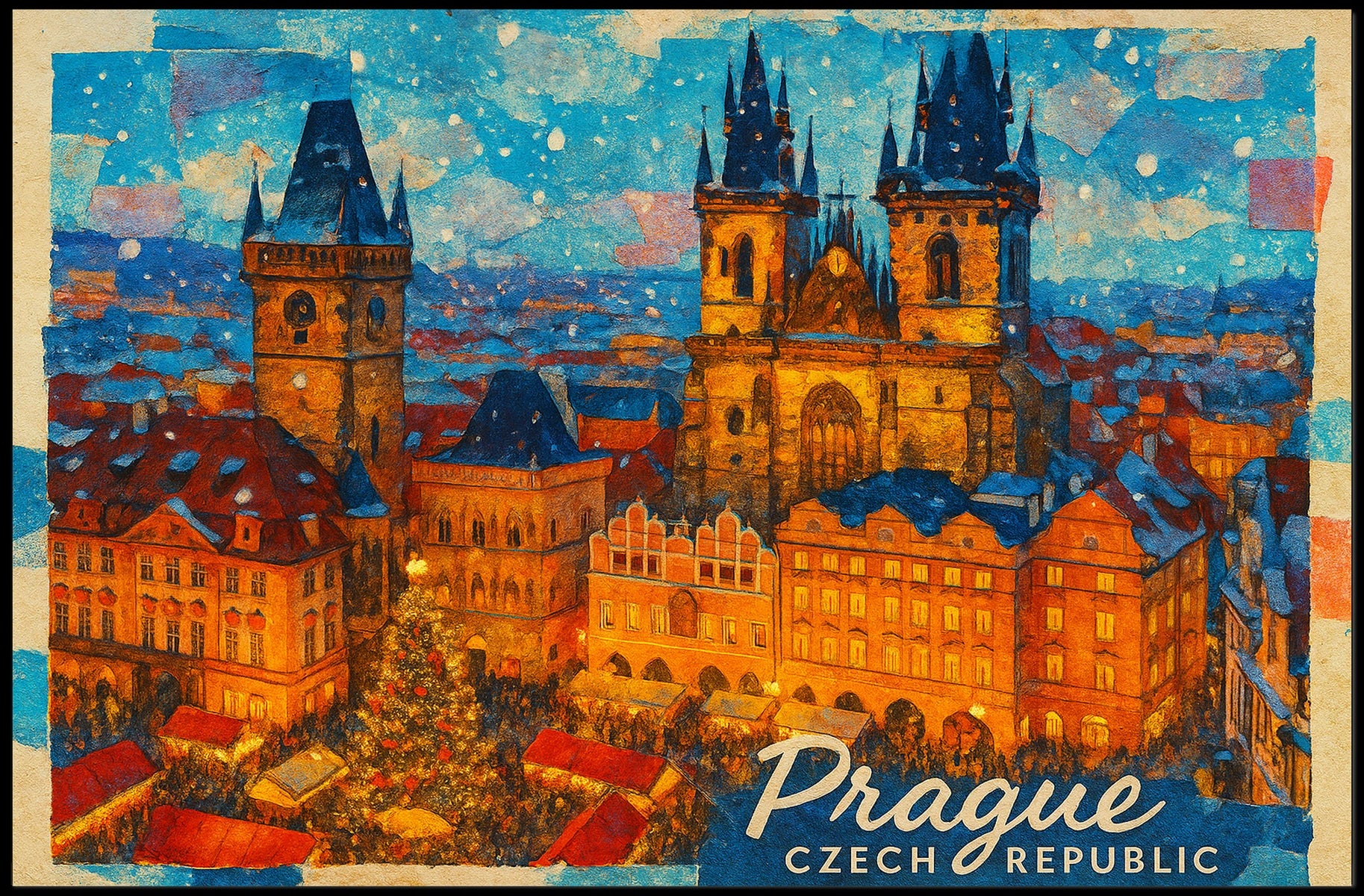 Prague Czech Republic Poster