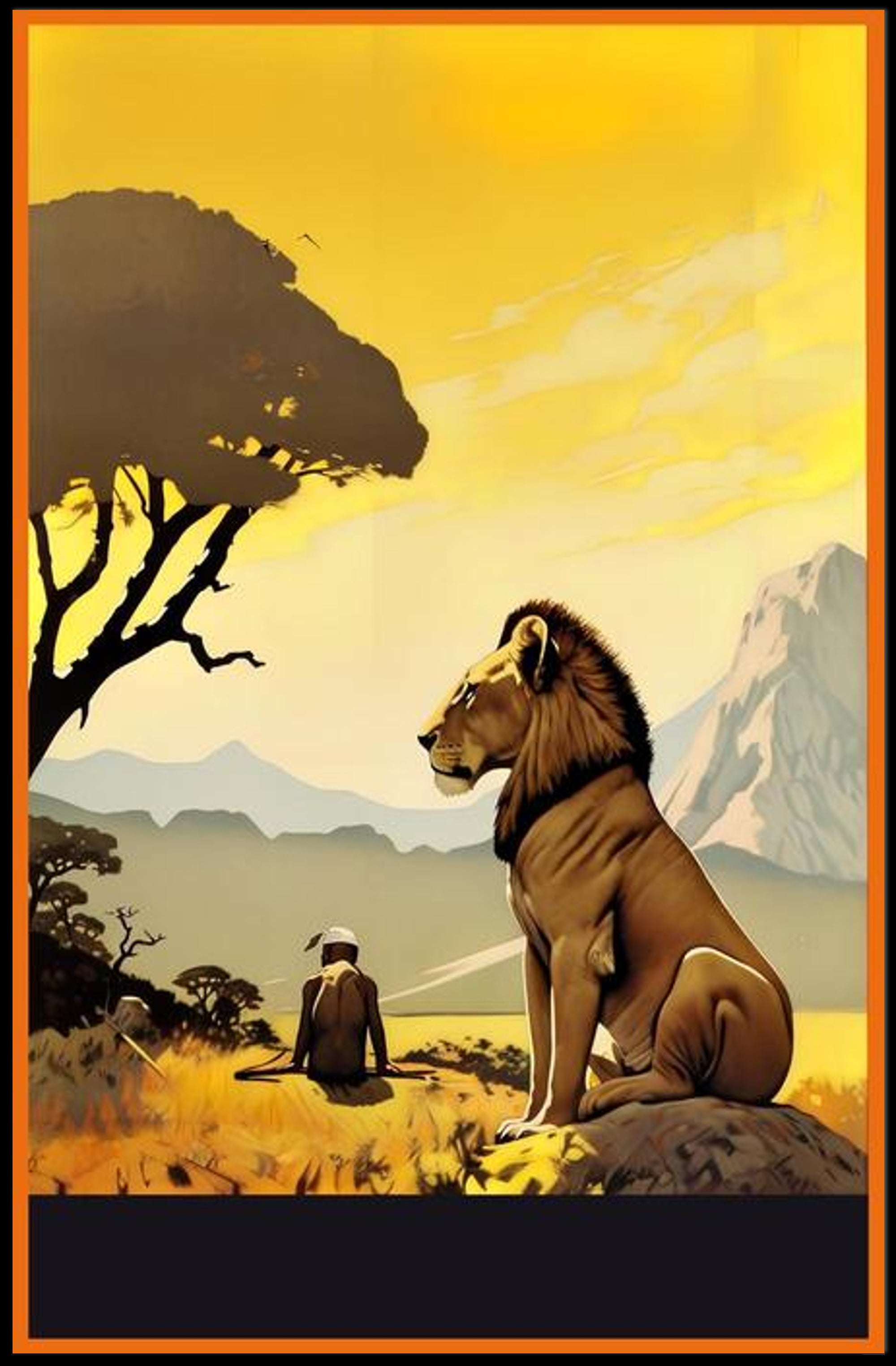 Guardians of the Savanna Poster