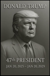Donald Trump 47th President Poster