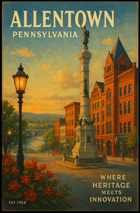 Allentown: Where Heritage Meets Innovation Poster