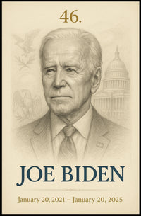 Joe Biden 46Th President Poster