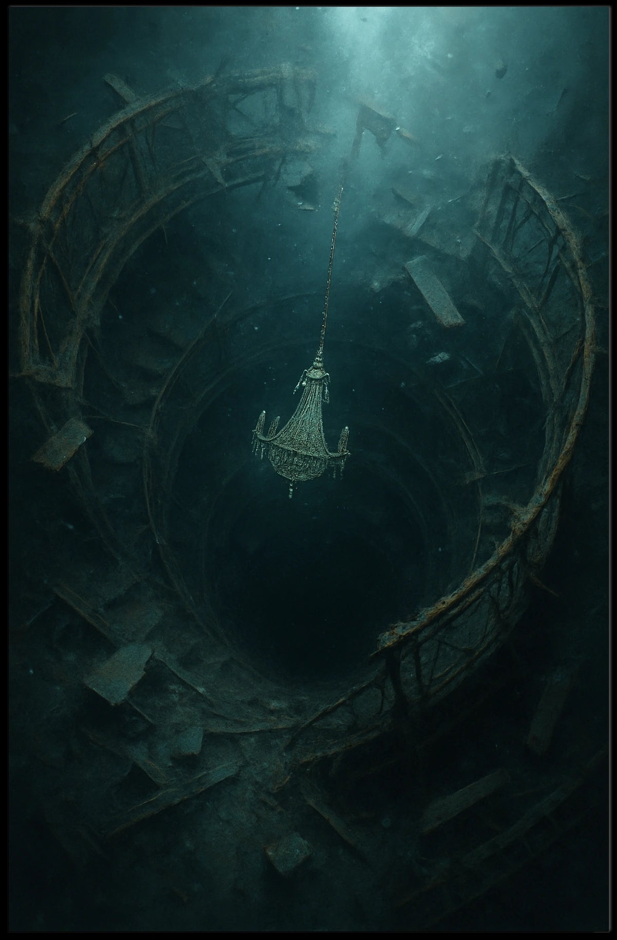 Underwater Elegance Poster