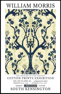 William Morris Cotton Prints Exhibition Poster