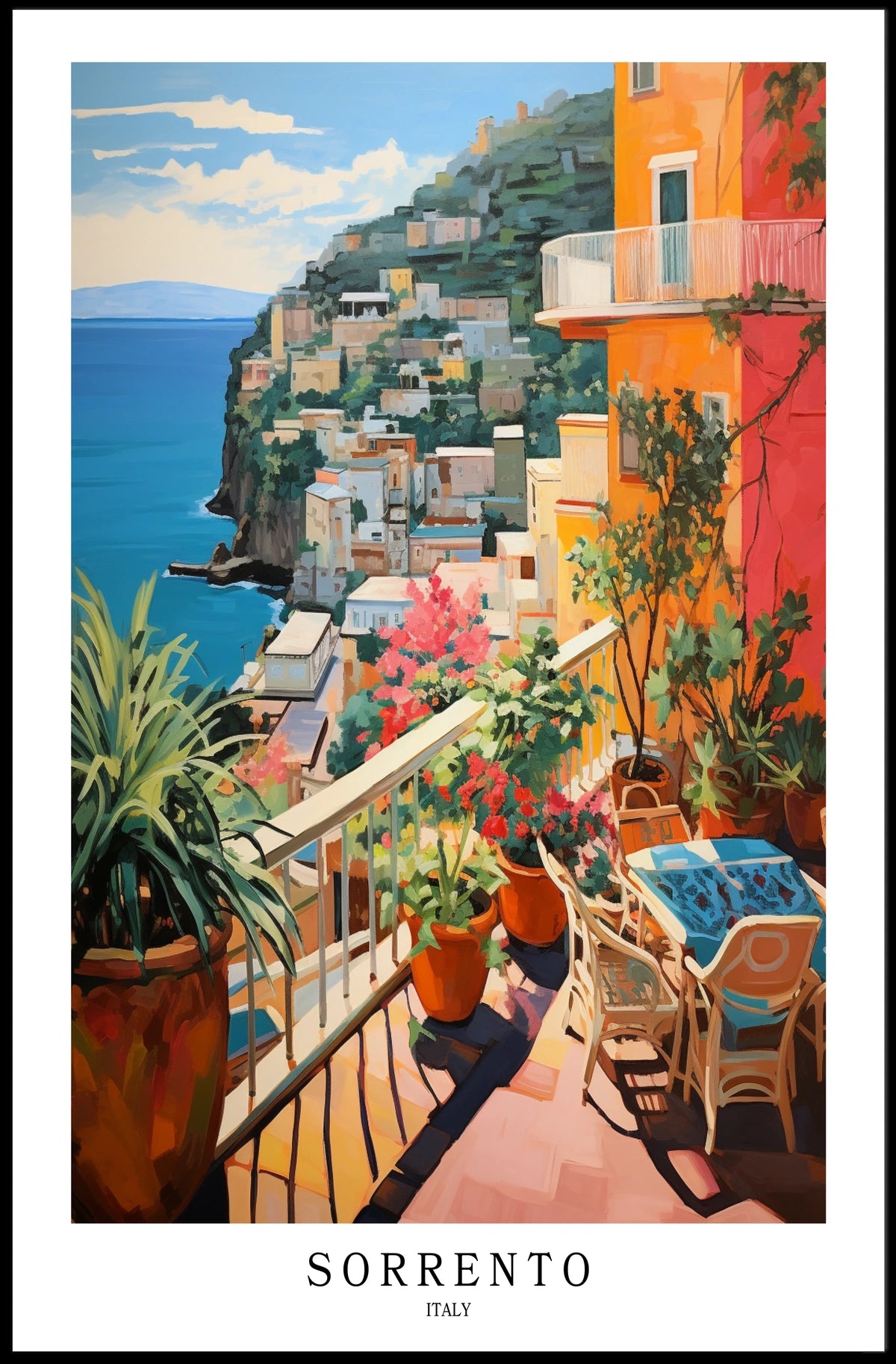 Sorrento Coastal Beauty Poster