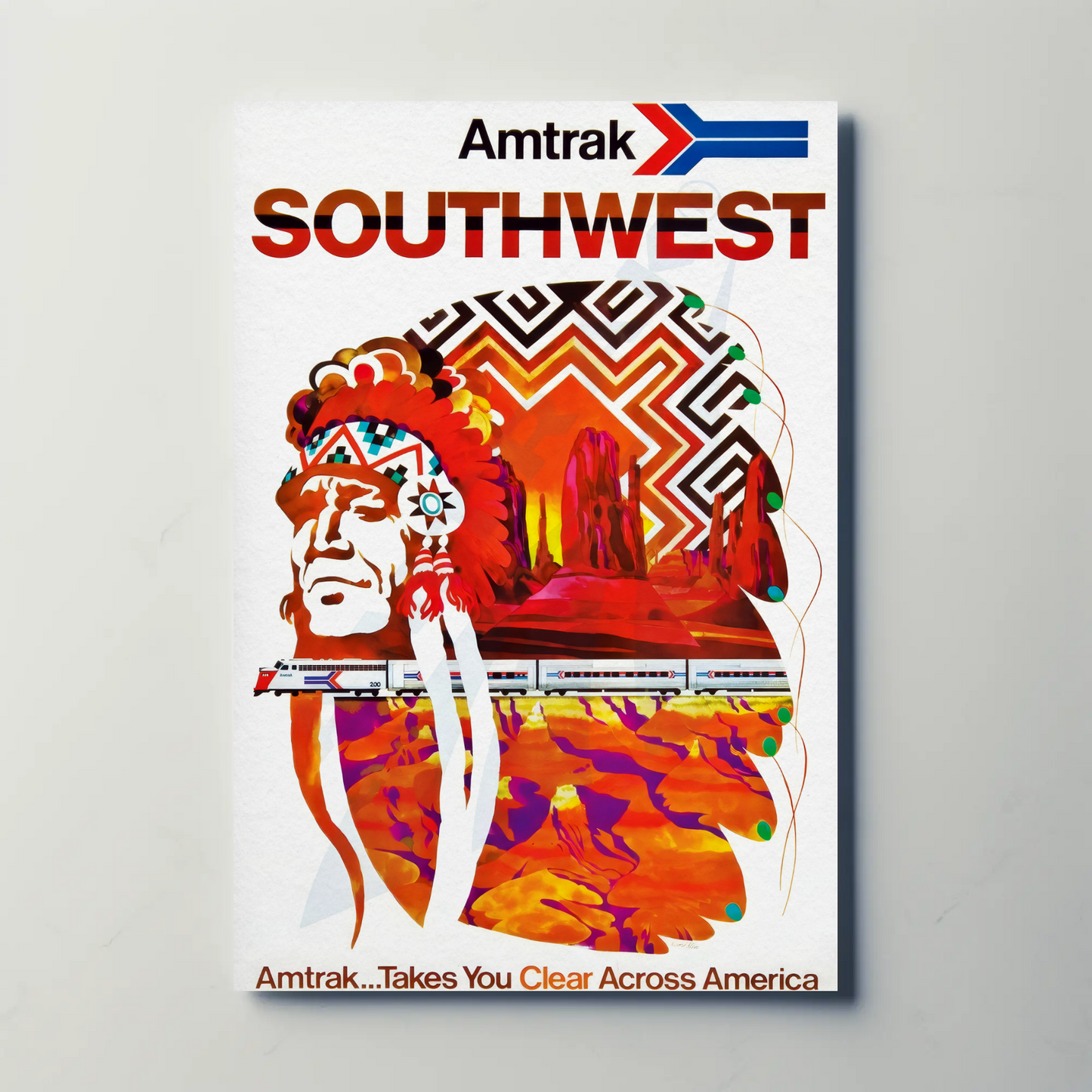 Amtrak Southwest Travel Poster