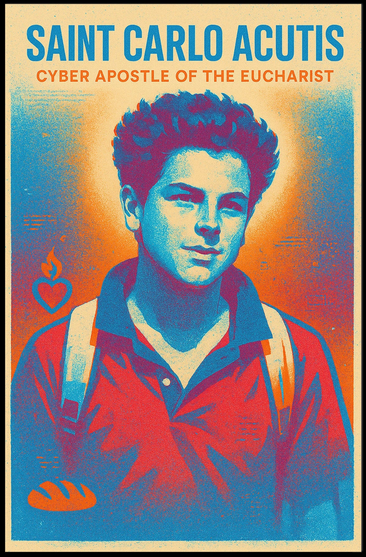 Saint Carlo Acutis Cyber Apostle Of Poster