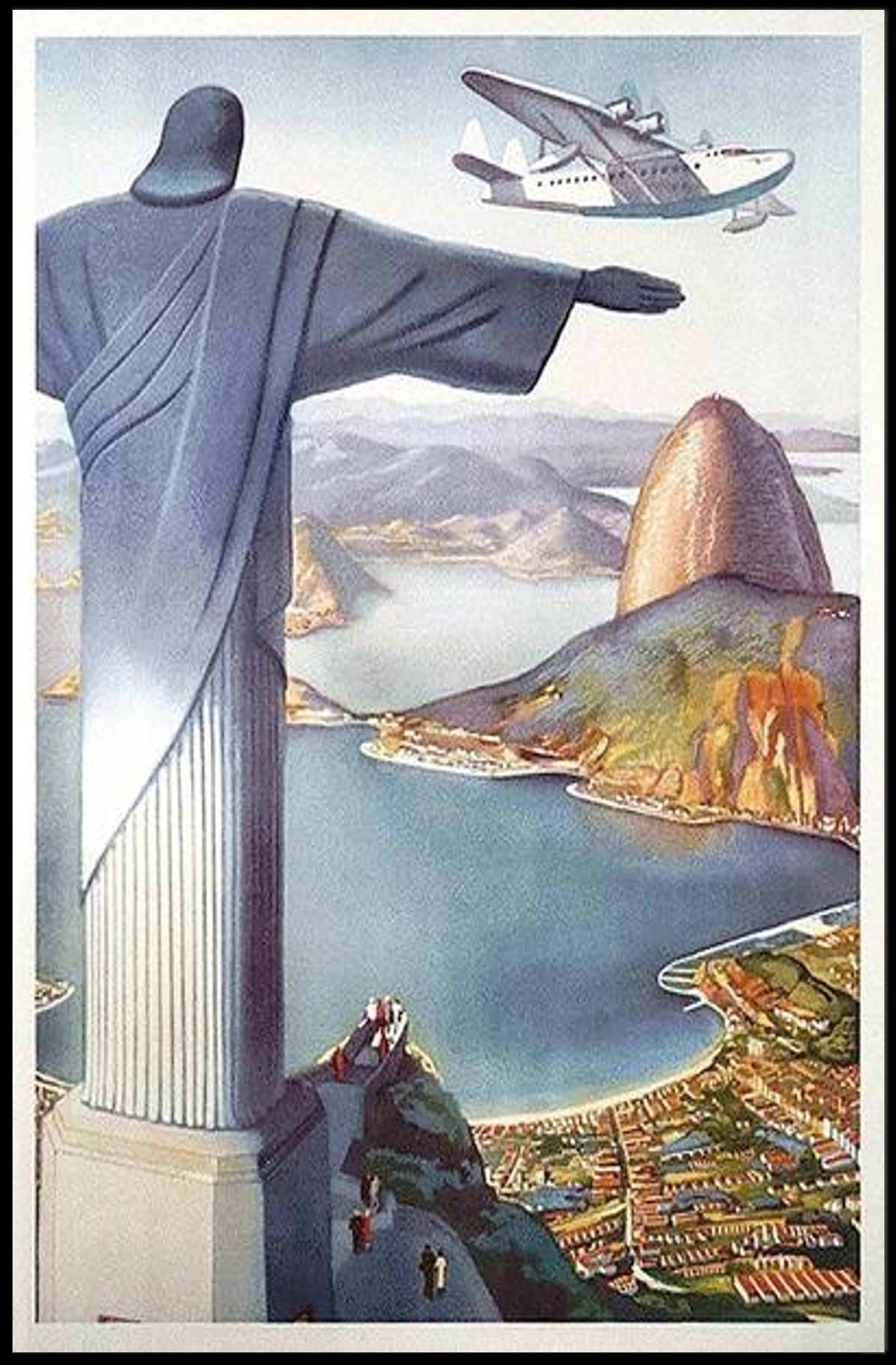 Soaring Over Rio Poster PosterGoat