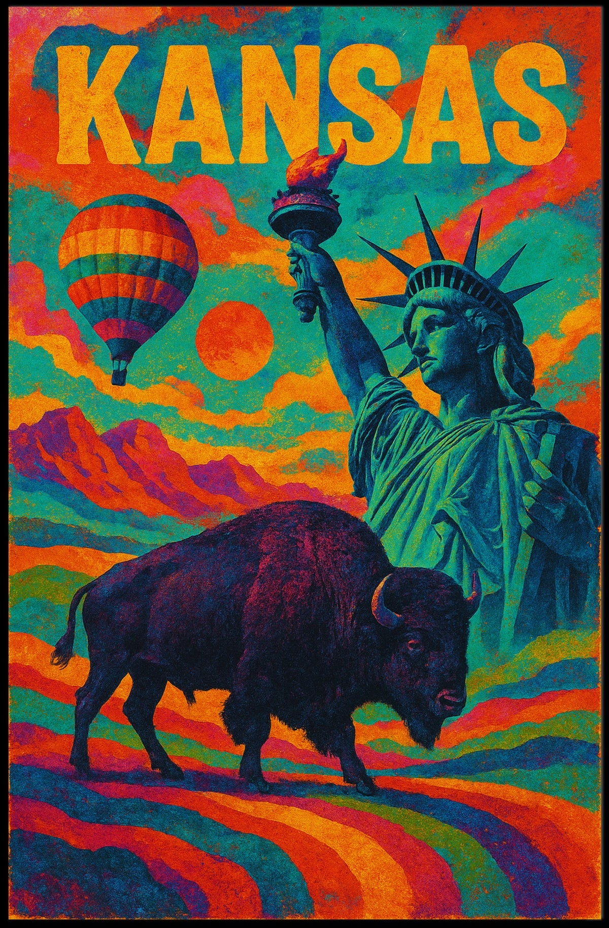Kansas Dreamscape Poster
