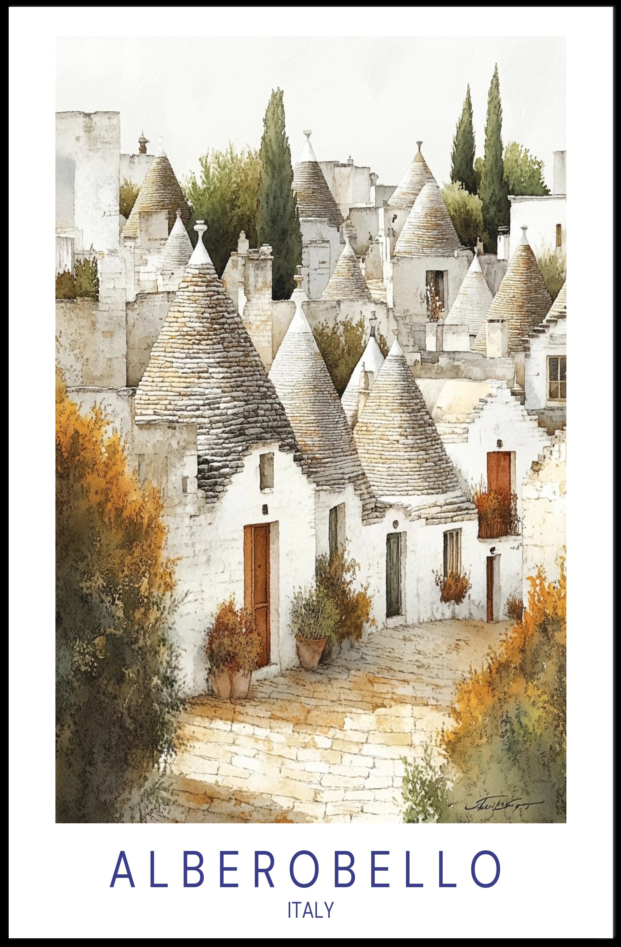 Trulli of Alberobello Poster PosterGoat