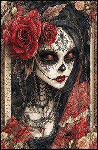 Day Of The Dead Elegance Poster