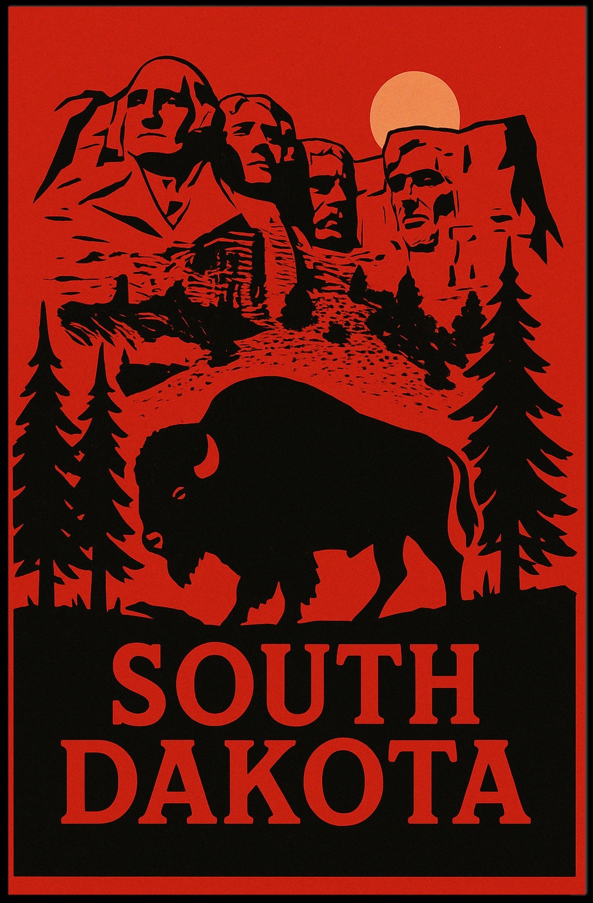 Mount Rushmore And South Dakota Poster