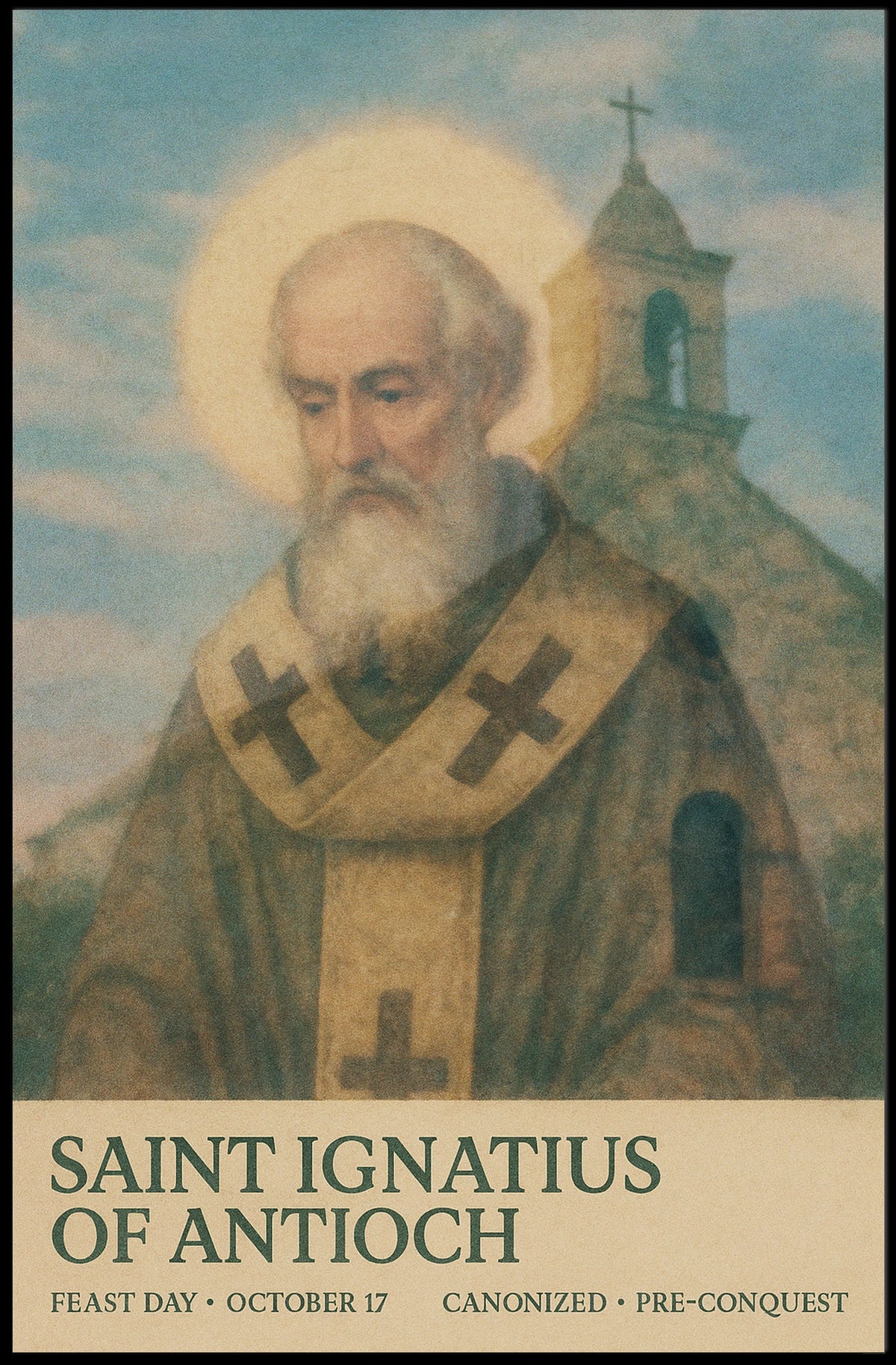 Saint Ignatius Of Antioch Poster