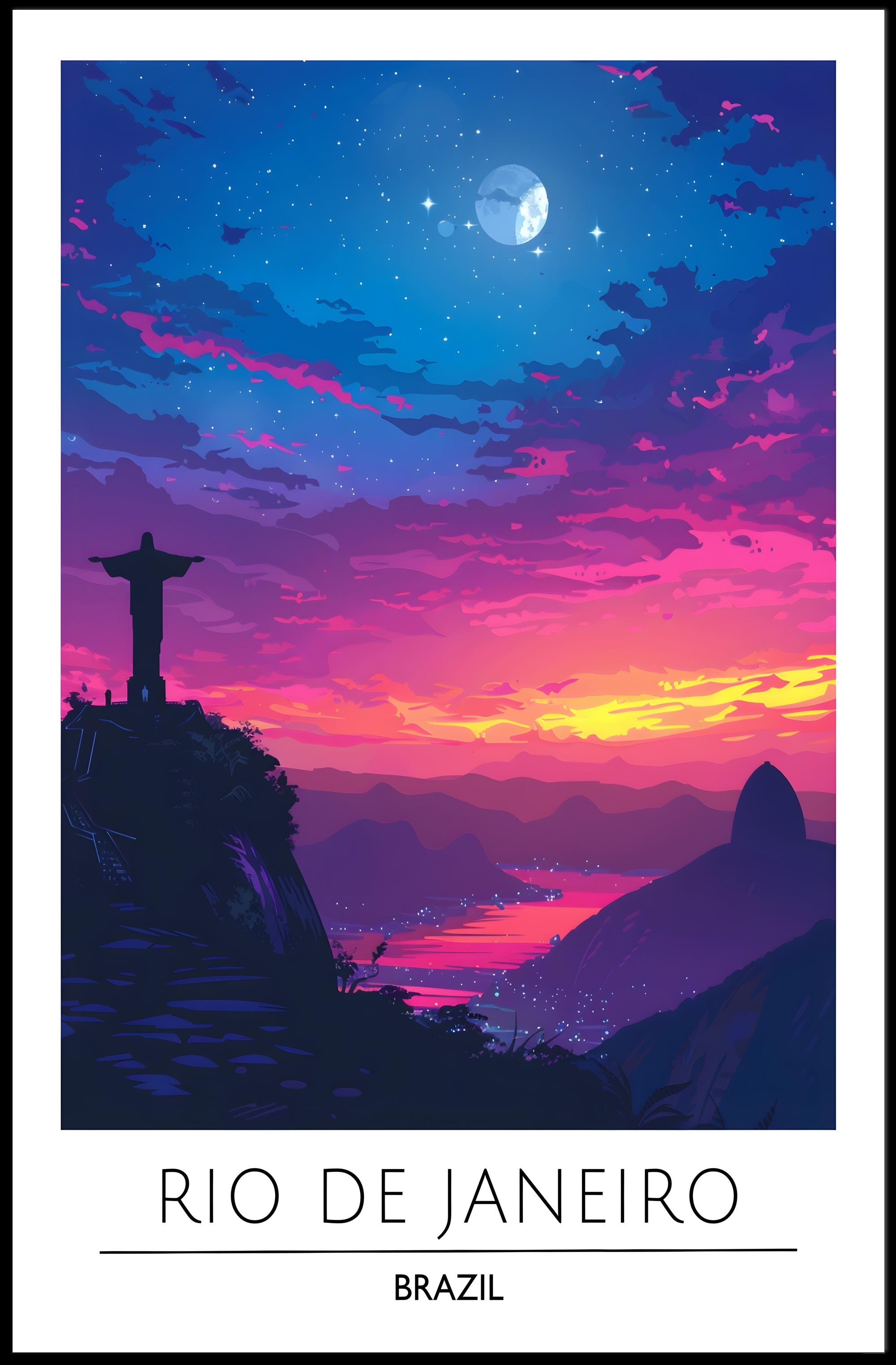 Vibrant Rio de Janeiro Travel Poster