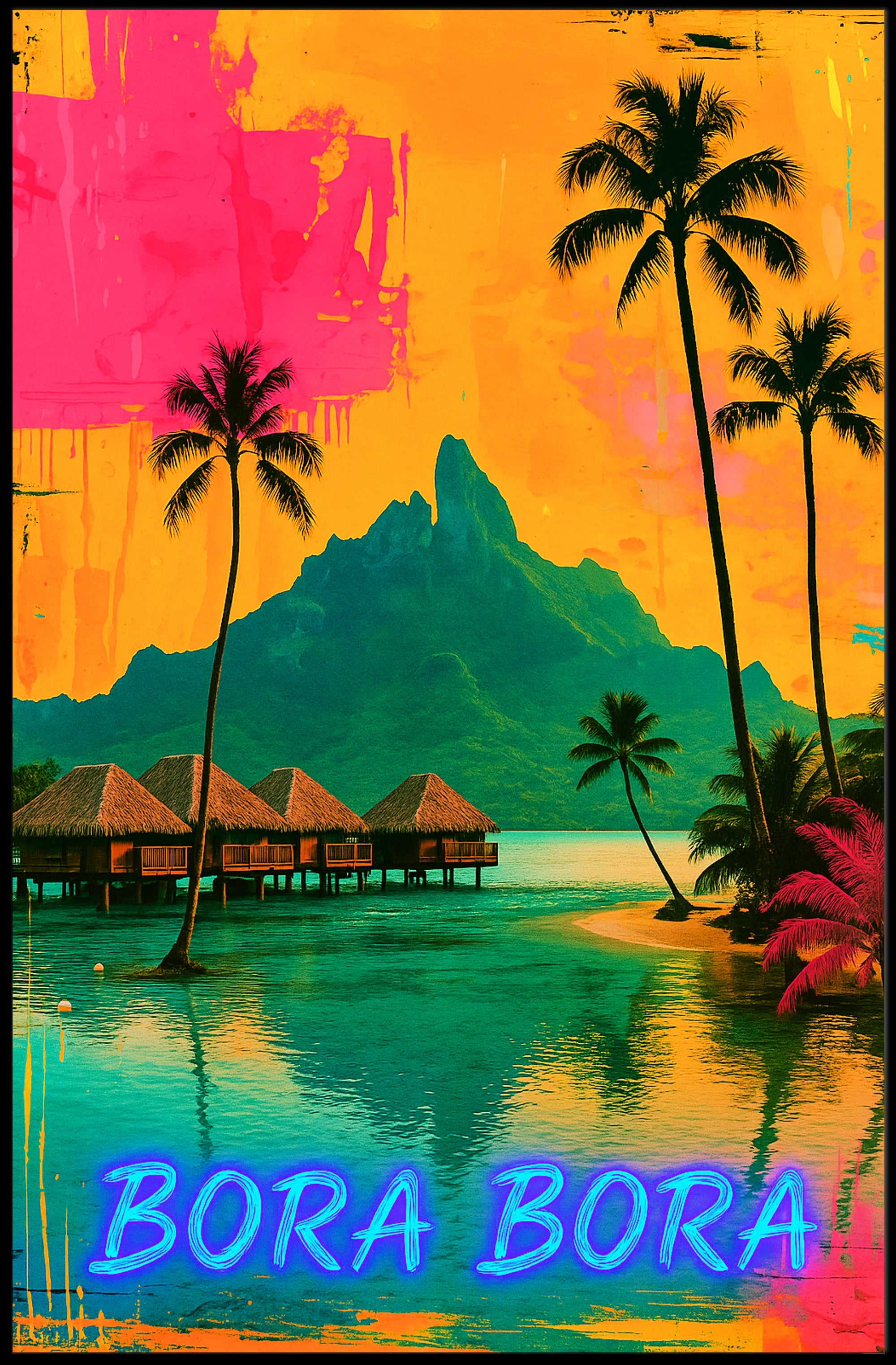 Bora Bora Paradise Poster PosterGoat