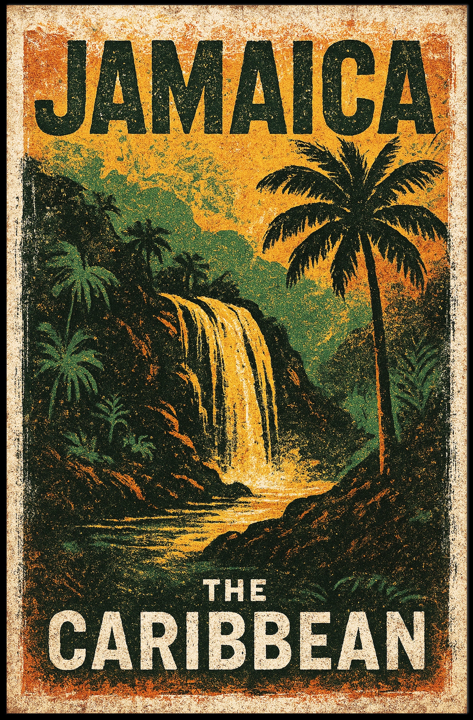 Jamaica The Caribbean Poster PosterGoat