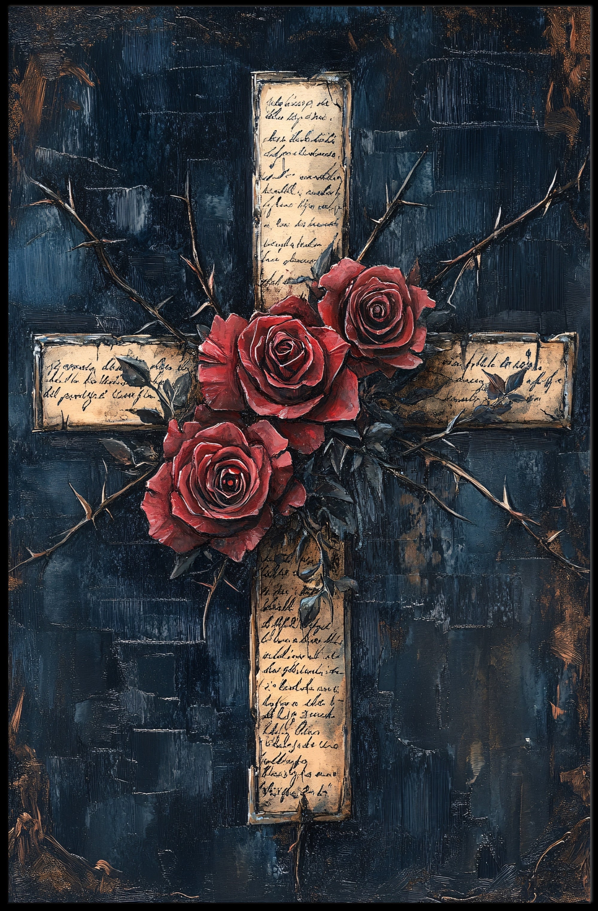 Roses And Thorns Poster
