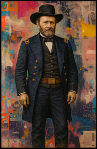 Historical Military Abstract Art Poster - Historical or Presidential Poster