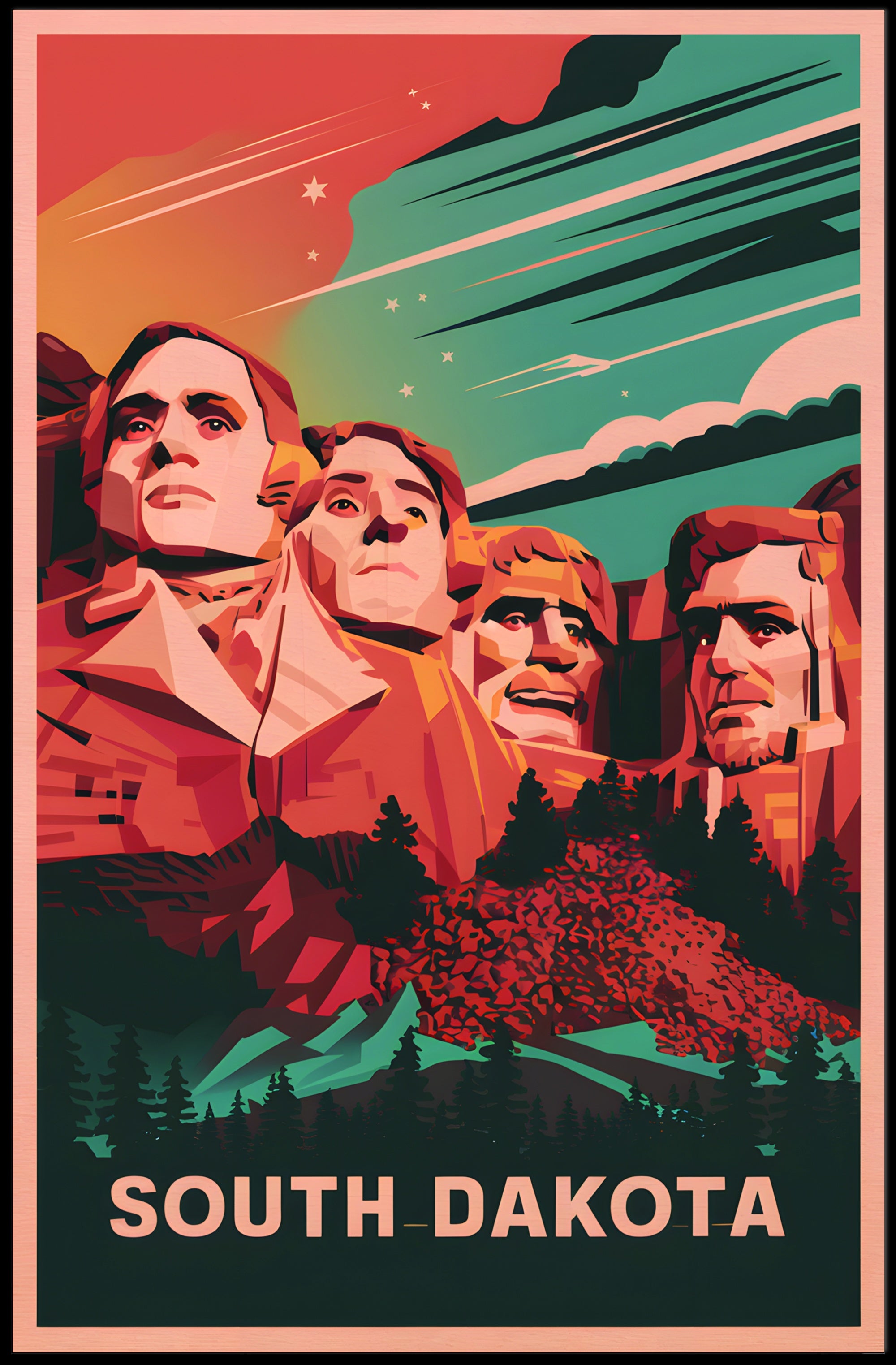 South Dakota Scenic Poster