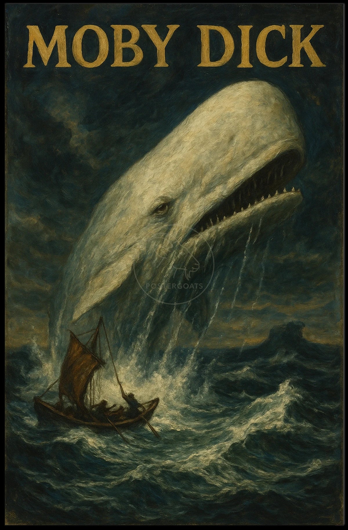 Moby Dick Epic Adventure Historical or Presidential Poster
