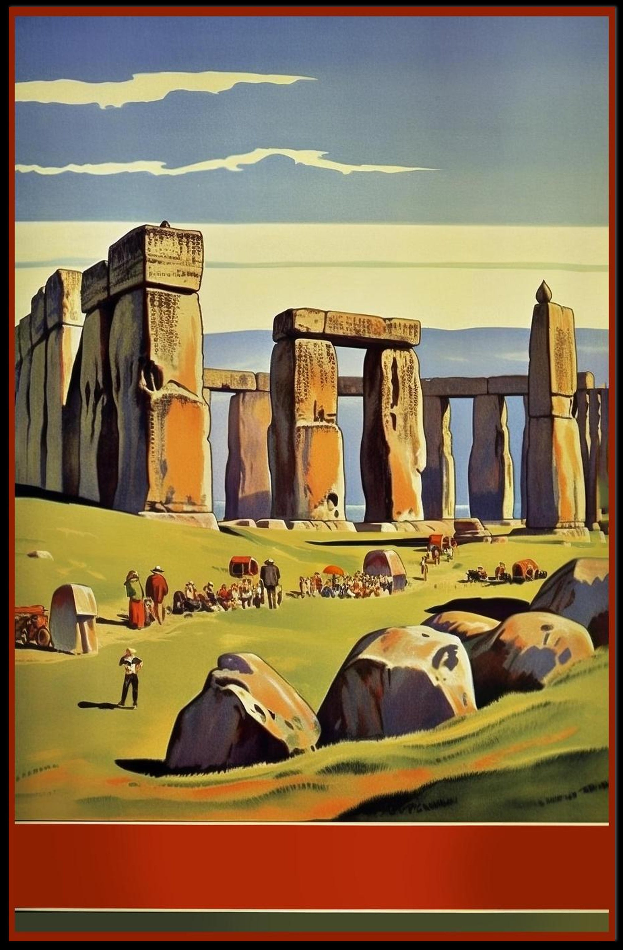Stonehenge Gathering Poster