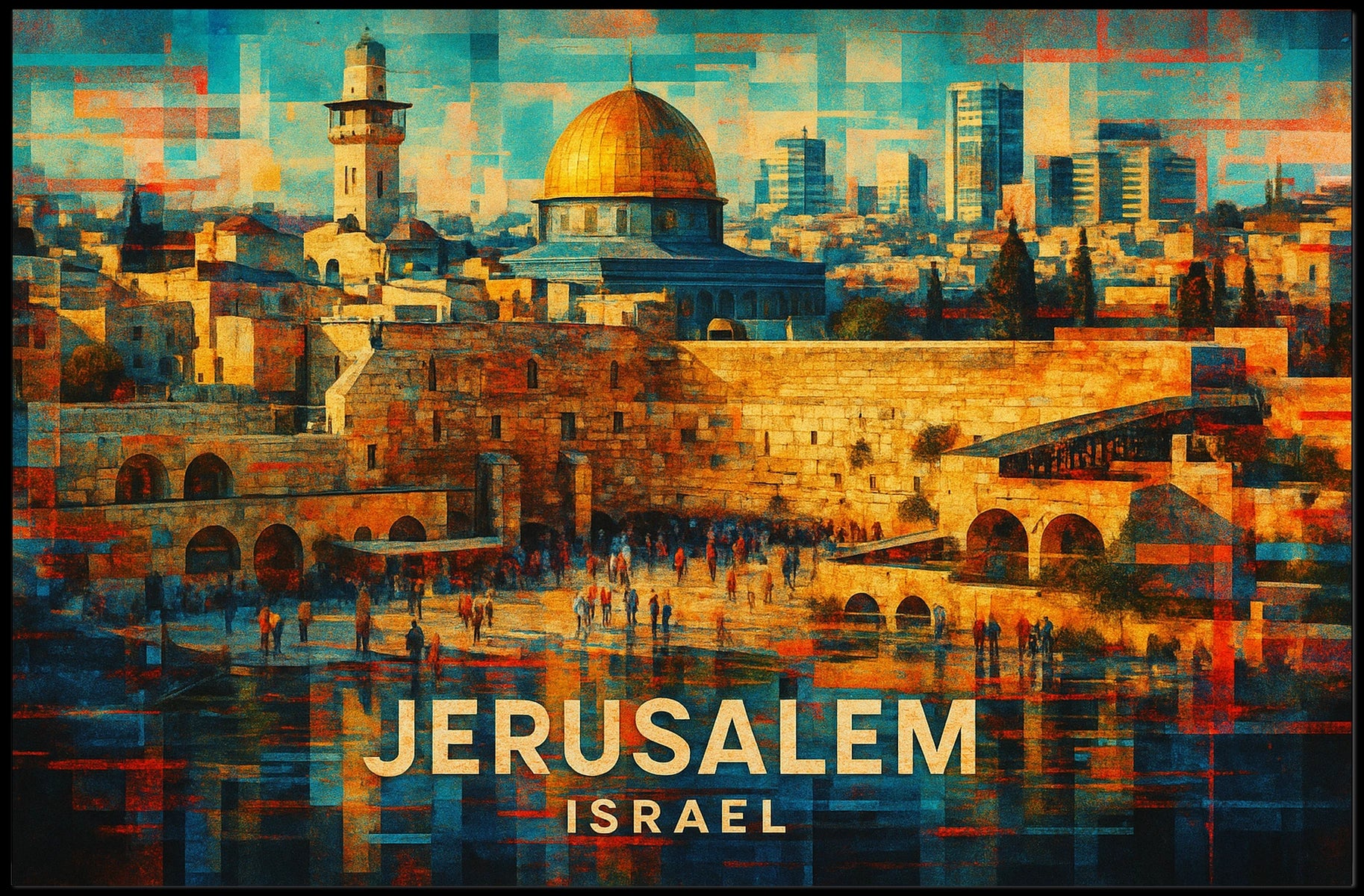 Jerusalem A Mosaic of History Poster