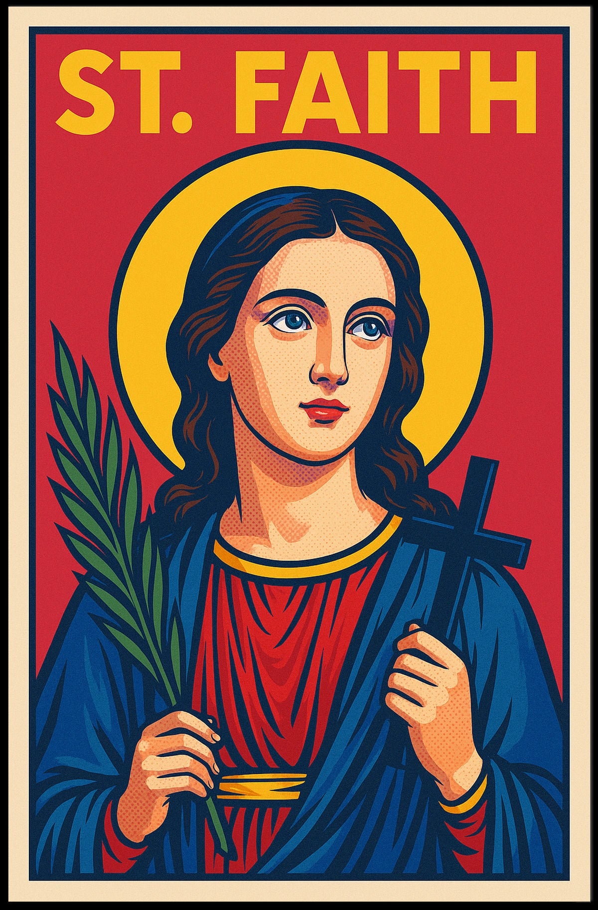 St. Faith Iconography Poster