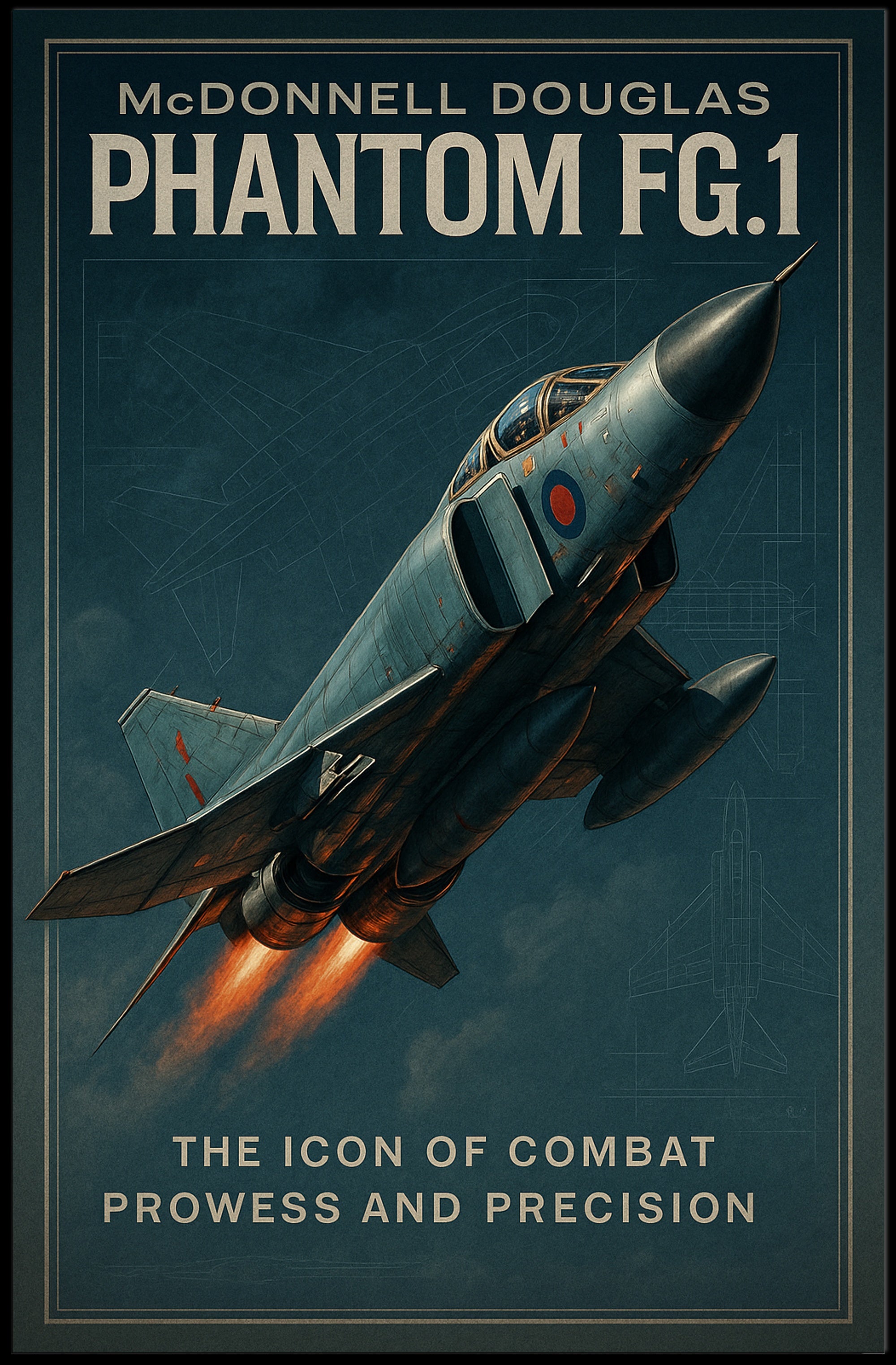 McDonnell Douglas Phantom FG.1 Military Recruitment Poster