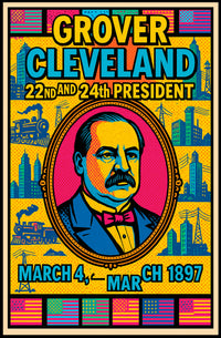 Grover Cleveland 22nd and 24th President Poster PosterGoat