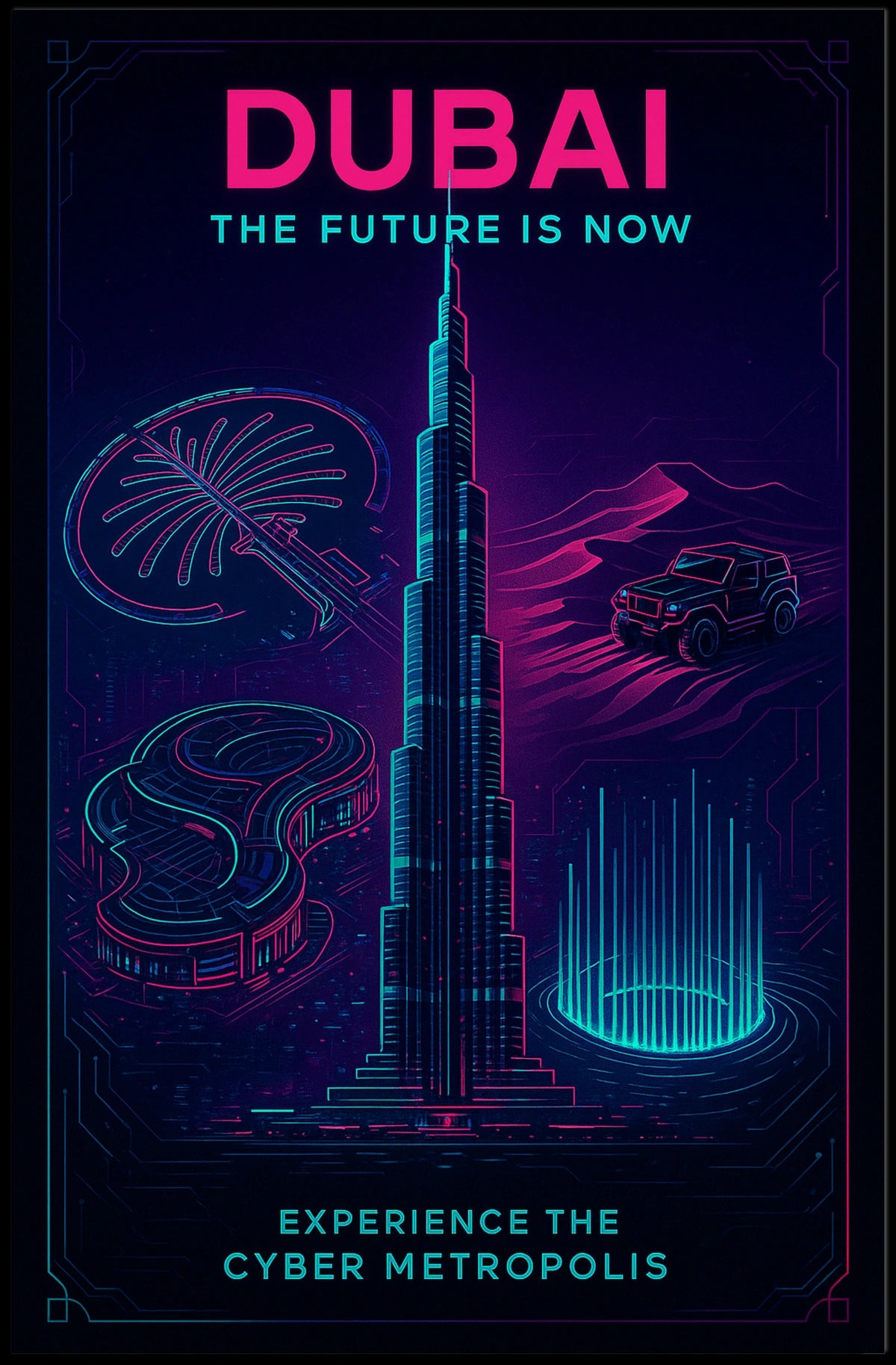 Dubai The Future Is Now Poster