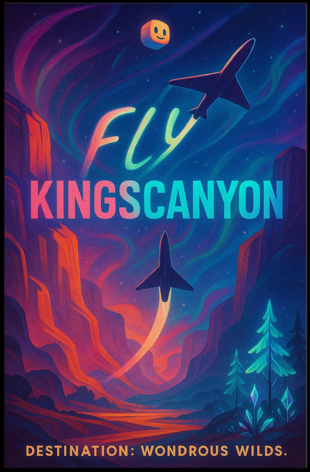 Fly Kings Canyon Poster