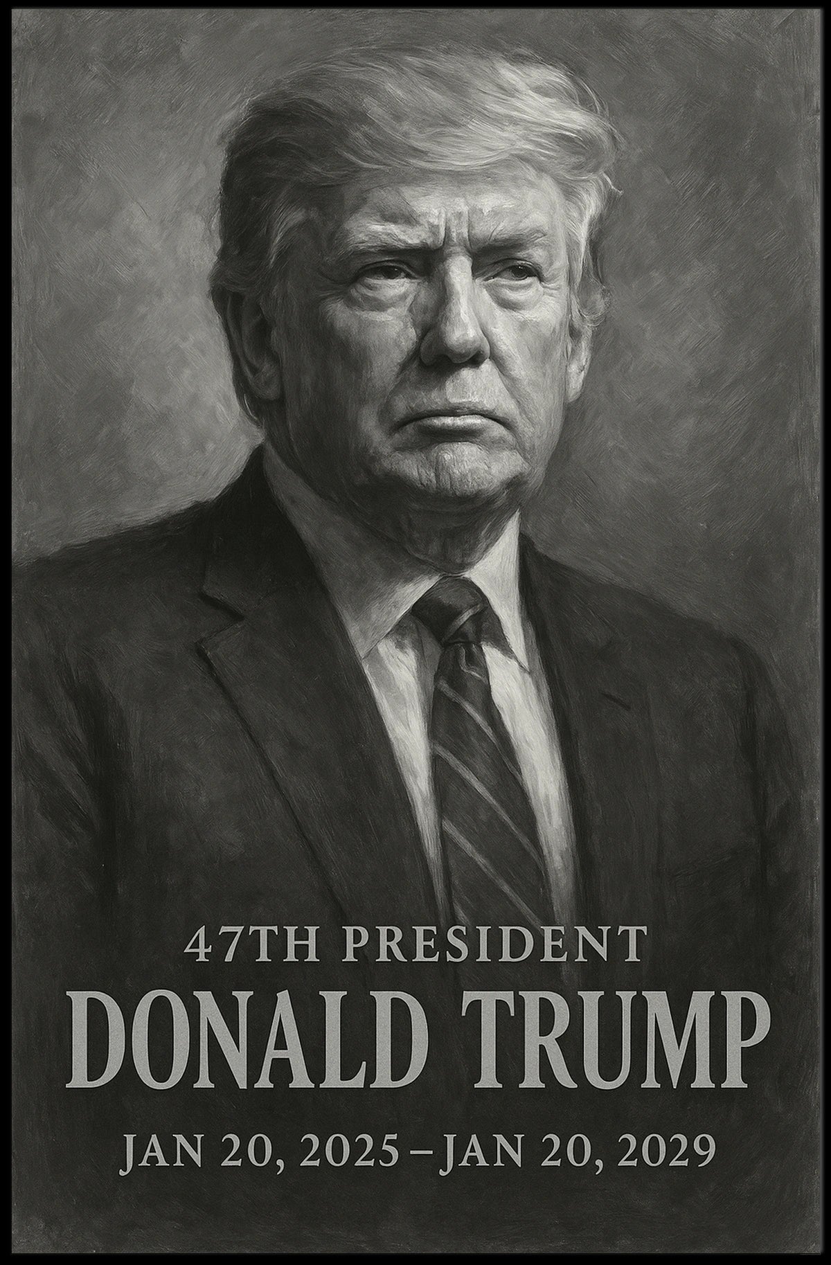 Donald Trump 47th President Scenic Poster