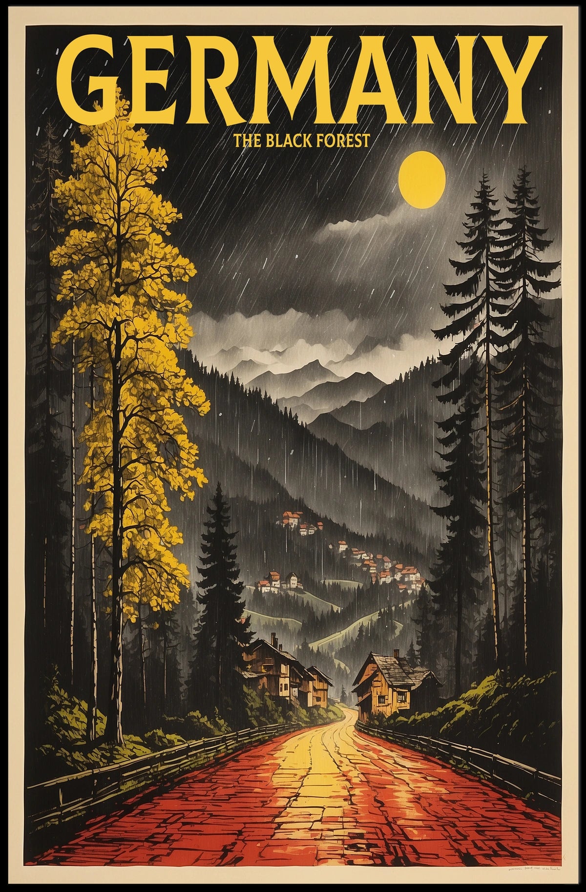 Germany The Black Forest Poster