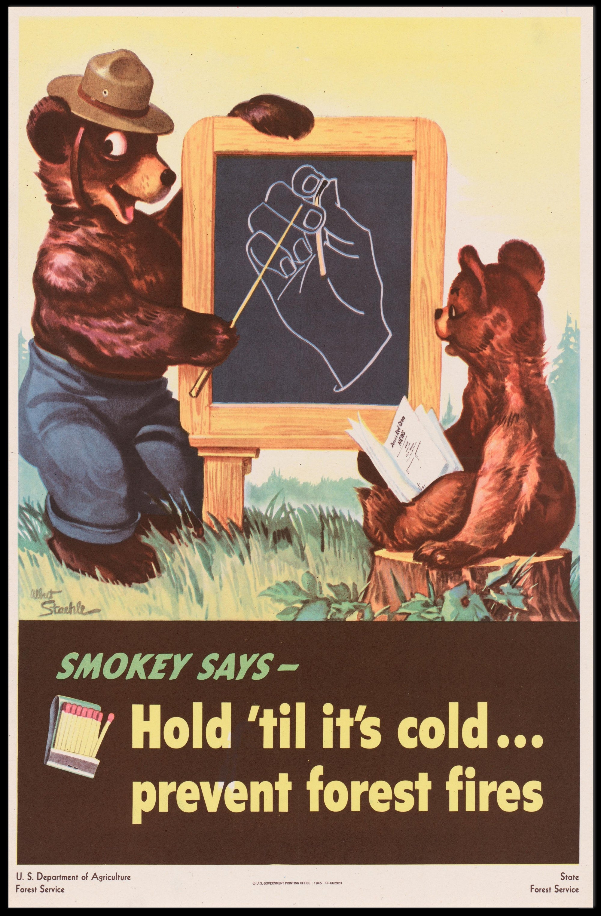 Smokey Bear's Fire Safety Reminder Poster PosterGoat