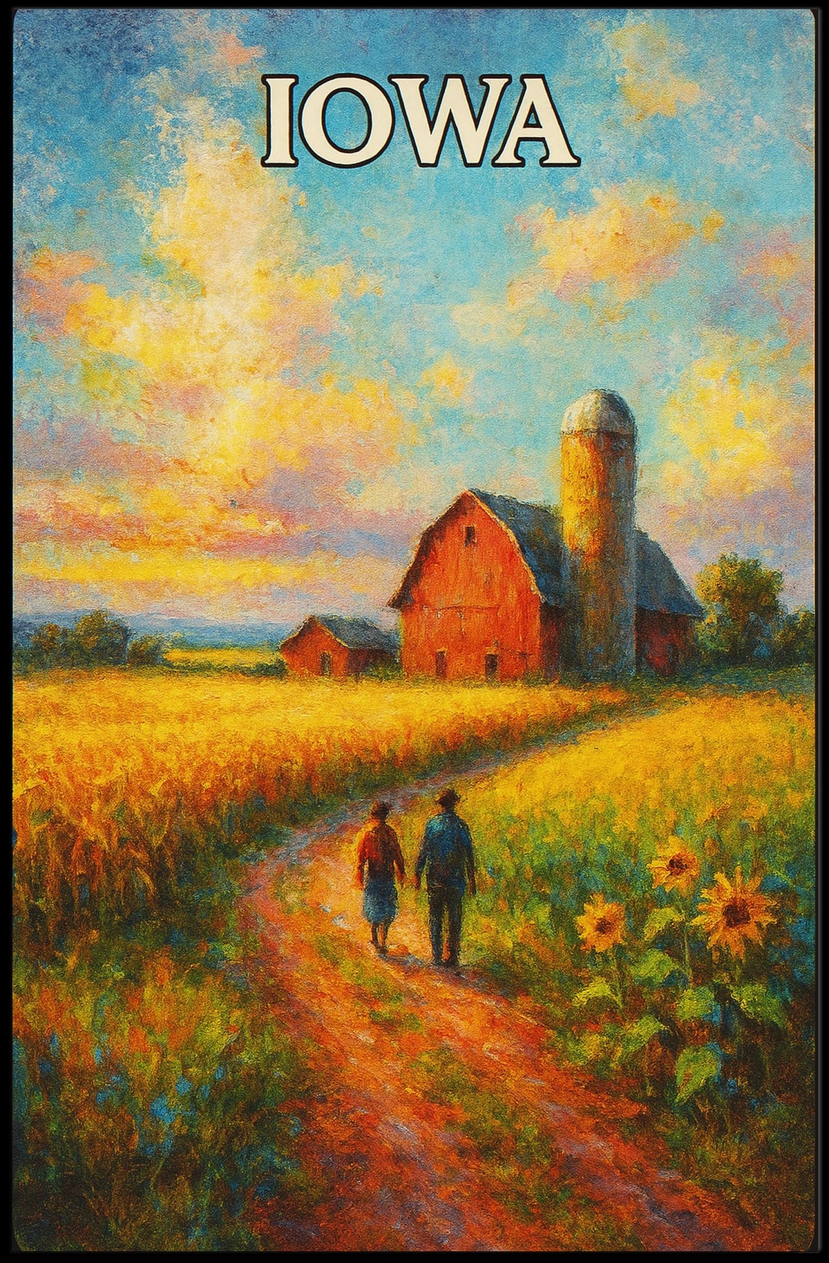 Iowa Countryside Poster