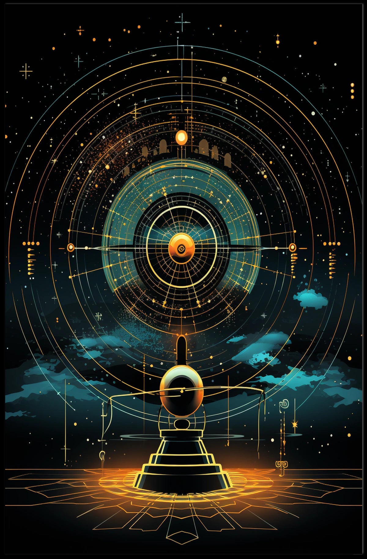 Celestial Mechanics Poster