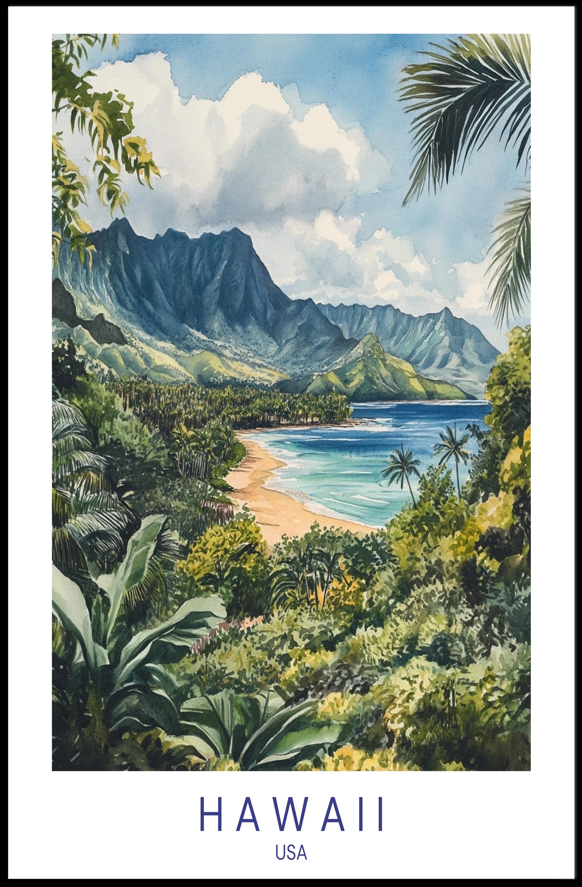 Scenic Hawaii Poster PosterGoat