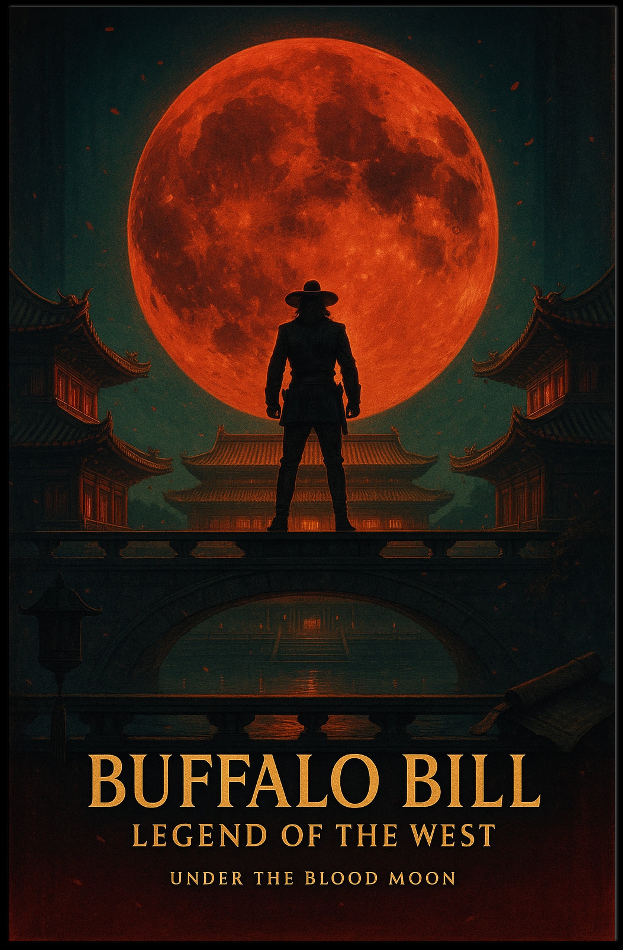 Buffalo Bill Blood Moon Adventure Fantasy or Mythology Poster